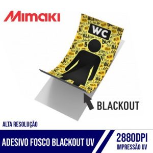 Adesivo Fosco Blackout UV
